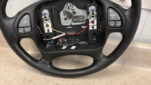 Load image into Gallery viewer, 98 02 Pontiac Firebird Trans AM Wheel OEM GM Leather Steering Black Ebony Nice!