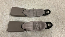 Load image into Gallery viewer, 96 02 Firebird Trans AM Rear Seat Belt Buckles Right Left GM Pair Tan 80K