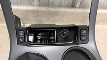 Load image into Gallery viewer, 05 13 C6 Corvette Gray Center Console Radio Trim Switches GM OEM Surround Boot