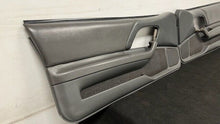 Load image into Gallery viewer, 97 99 Chevrolet Camaro SS Z28 Right Left Door Panels Leather Pair OEM GM Gray