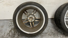 Load image into Gallery viewer, 06 13 C6 Corvette Z06 Speedline 19x12 Rear Wheels Tires 19'' Chrome 9594356 GM