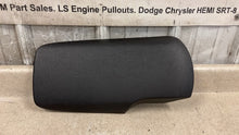 Load image into Gallery viewer, 05 13 Chevrolet C6 Corvette Z06 Center Console Lid Armrest Black Leather GM 62K