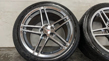 Load image into Gallery viewer, 06 13 C6 Corvette Z06 Speedline 19x12 Rear Wheels Tires 19'' Chrome 9594356 GM