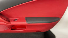 Load image into Gallery viewer, 05 13 Corvette C6 Driver Passenger Interior Door Trim Panels Black Red Pair OEM