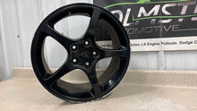 Load image into Gallery viewer, 00 04 Chevrolet Corvette C5 Rear Speedline 18x9.5 Wheel Rim GM 9594182 Black 18'