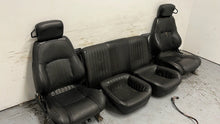 Load image into Gallery viewer, 1982 2002 Pontiac Firebird Trans AM Set Seats Black Leather OEM GM Power Ebony