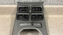 Load image into Gallery viewer, 10 15 Camaro SS Center Console Top Trim Gauges Switches Controls GM Factory 78K