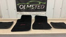 Load image into Gallery viewer, 1982 2002 Chevrolet Camaro Z28 Black Cloth Floor Mats Logo Aftermarket Set RH LH