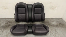 Load image into Gallery viewer, 2004 Pontiac GTO Original Black Purple Leather Seats Rear Right Left OEM GM