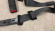 Load image into Gallery viewer, 93 02 Firebird Camaro Driver Passenger Front Rear Seat Belt Set Black OEM GM