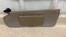 Load image into Gallery viewer, 93 02 Firebird Trans AM Camaro SS Driver Sun Visor Left LH GM Tan Mirror OEM