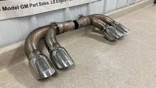 Load image into Gallery viewer, 97 04 Chevrolet Corvette C5 Corsa Polished Dual Wall Exhaust Tips PAIR