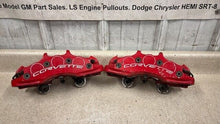 Load image into Gallery viewer, 05 13 Chevrolet Corvette C6 Z06 Front Brake Calipers 6 Piston Set Red Brakes OEM
