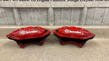 Load image into Gallery viewer, 06 16 Dodge Charger SRT8 Brembo Rear Left Right Brake Calipers Challenger Red