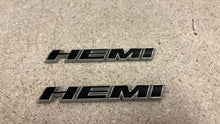 Load image into Gallery viewer, 12 14 Dodge Challenger Charger HEMI 6.4L Fender Emblems Red Black OEM Mopar