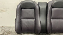 Load image into Gallery viewer, 2004 Pontiac GTO Original Black Purple Leather Seats Rear Right Left OEM GM
