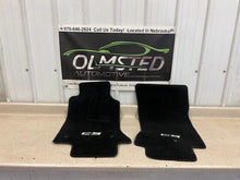 Load image into Gallery viewer, 1997 2004 C5 Corvette Floor Mats Black Cloth Aftermarket Driver Passenger Set