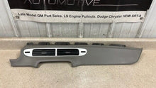 Load image into Gallery viewer, 2010 2015 Chevrolet Camaro SS ZL1 Gray Leather Dash Trim 2 Pieces GM Factory
