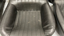 Load image into Gallery viewer, 1982 2002 Pontiac Firebird Trans AM Set Seats Black Leather OEM GM Power Ebony