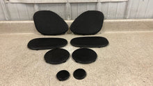 Load image into Gallery viewer, 93 02 Pontiac Firebird Trans AM Front Rear Right Left Black Speaker Covers 8 OEM
