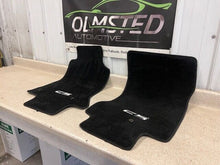 Load image into Gallery viewer, 1997 2004 C5 Corvette Floor Mats Black Cloth Aftermarket Driver Passenger Set