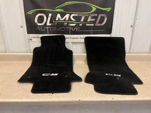Load image into Gallery viewer, 1997 2004 C5 Corvette Floor Mats Black Cloth Aftermarket Driver Passenger Set