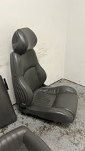 Load image into Gallery viewer, 1982 2002 Pontiac Firebird Trans AM Set Seats Gray Leather OEM GM Power