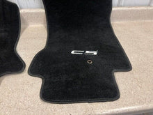 Load image into Gallery viewer, 1997 2004 C5 Corvette Floor Mats Black Cloth Aftermarket Driver Passenger Set