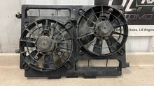 Load image into Gallery viewer, 93 97 Pontiac Firebird Trans AM Radiator Cooling Fan Assembly OEM GM Dual Fans