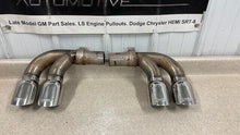 Load image into Gallery viewer, 97 04 Chevrolet Corvette C5 Corsa Polished Dual Wall Exhaust Tips PAIR
