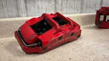 Load image into Gallery viewer, 05 13 Chevrolet Corvette C6 Z06 Front Brake Calipers 6 Piston Set Red Brakes OEM