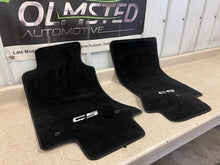 Load image into Gallery viewer, 1997 2004 C5 Corvette Floor Mats Black Cloth Aftermarket Driver Passenger Set