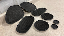 Load image into Gallery viewer, 93 02 Pontiac Firebird Trans AM Front Rear Right Left Gray Speaker Covers 8 OEM