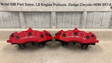 Load image into Gallery viewer, 06 13 Chevrolet Corvette C6 Z06 Rear Brake Calipers 4 Piston Set Red Brakes 31K