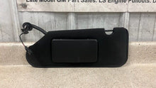 Load image into Gallery viewer, 05 13 Corvette Z06 C6 Driver Sun Visor Left GM Shade Garage Opener 31K Black