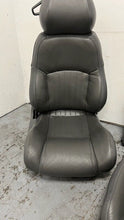 Load image into Gallery viewer, 1982 2002 Pontiac Firebird Trans AM Set Seats Gray Leather OEM GM Power
