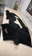 Load image into Gallery viewer, 05 13 Corvette C6 Cover King Dashboard Balck Cloth Cover Mat Embroidered Logo