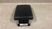 Load image into Gallery viewer, 2011 2014 Dodge Challenger Center Floor Console Lid Armrest Leather SRT Black