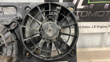Load image into Gallery viewer, 93 97 Pontiac Firebird Trans AM Radiator Cooling Fan Assembly OEM GM Dual Fans