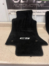 Load image into Gallery viewer, 1997 2004 C5 Corvette Floor Mats Black Cloth Aftermarket Driver Passenger Set