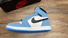 Load image into Gallery viewer, Size 9.5 Air Jordan 1 Retro OG High University Blue Unc sky Mens NEW Box