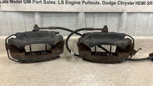 Load image into Gallery viewer, 2010 2015 Camaro SS Rear Driver Passenger Brembo Brake Calipers Pair OEM 58K
