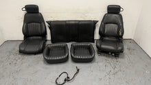 Load image into Gallery viewer, 1982 2002 Pontiac Firebird Trans AM Set Seats Black Leather OEM GM Power Ebony