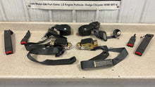 Load image into Gallery viewer, 93 02 Firebird Camaro Driver Passenger Front Rear Seat Belt Set Black OEM GM