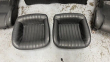 Load image into Gallery viewer, 1982 2002 Pontiac Firebird Trans AM Set Seats Black Leather OEM GM Power Ebony