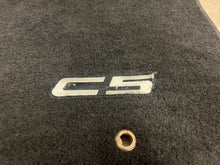 Load image into Gallery viewer, 1997 2004 C5 Corvette Floor Mats Black Cloth Aftermarket Driver Passenger Set