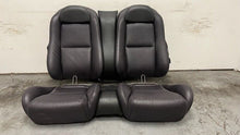 Load image into Gallery viewer, 2004 Pontiac GTO Original Black Purple Leather Seats Rear Right Left OEM GM