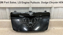 Load image into Gallery viewer, 98 02 Pontiac Firebird Trans AM Front Bumper License Plate Cover Insert GM Black