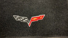 Load image into Gallery viewer, 05 13 Corvette C6 Cover King Dashboard Balck Cloth Cover Mat Embroidered Logo