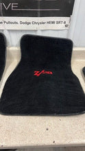 Load image into Gallery viewer, 1982 2002 Chevrolet Camaro Z28 Black Cloth Floor Mats Logo Aftermarket Set RH LH